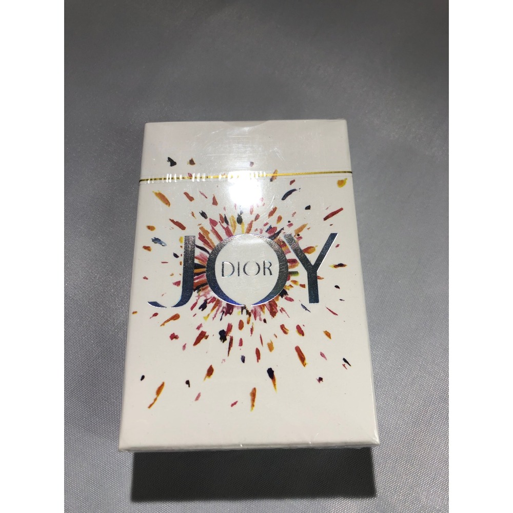 Dior Joy J'adore Playing Cards Deck White Gold Iridescent New Sealed VIP Gift